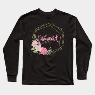 Brideamid floral design Long Sleeve T-Shirt